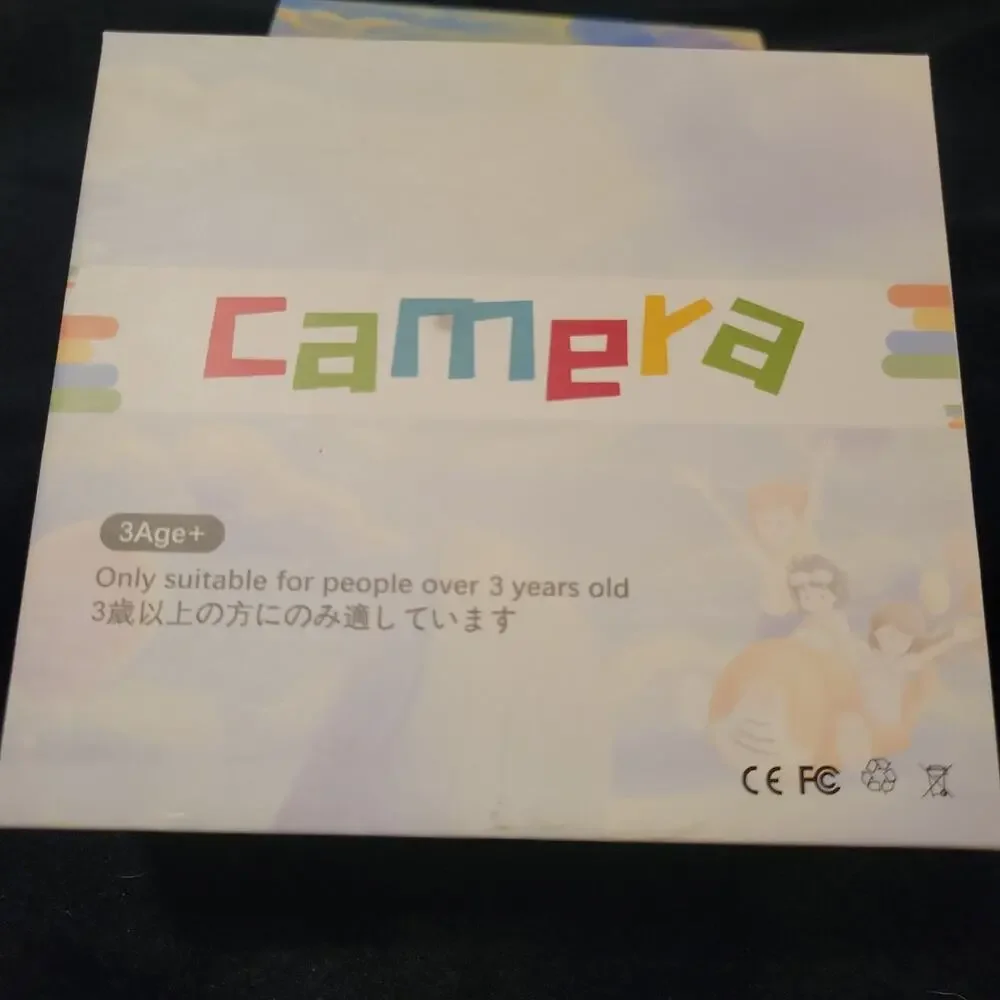 Kids Digital Camera Video Selfie Toy 32G Card USB Green Dinosaur